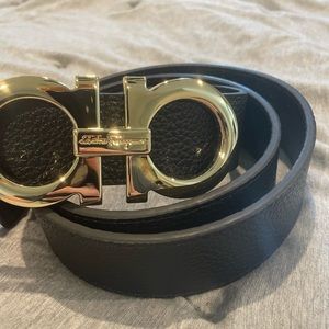 Men Ferragamo Logo Belt